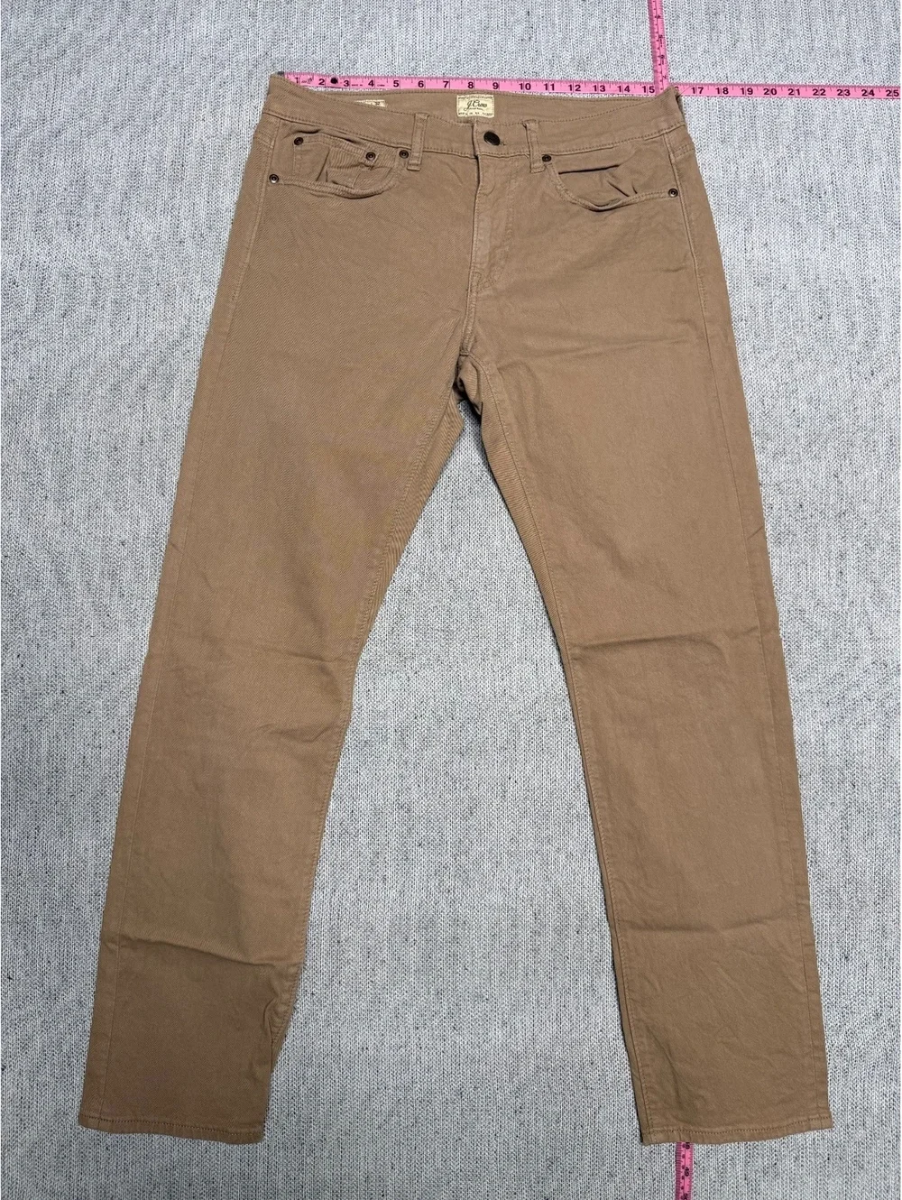 J.Crew Style 484 Slim Trousers in Brown, Waist 31, Length 32